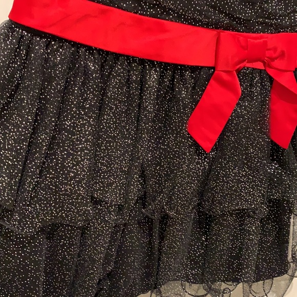 Tulle Black Dress Size 10 - Picture 3 of 7